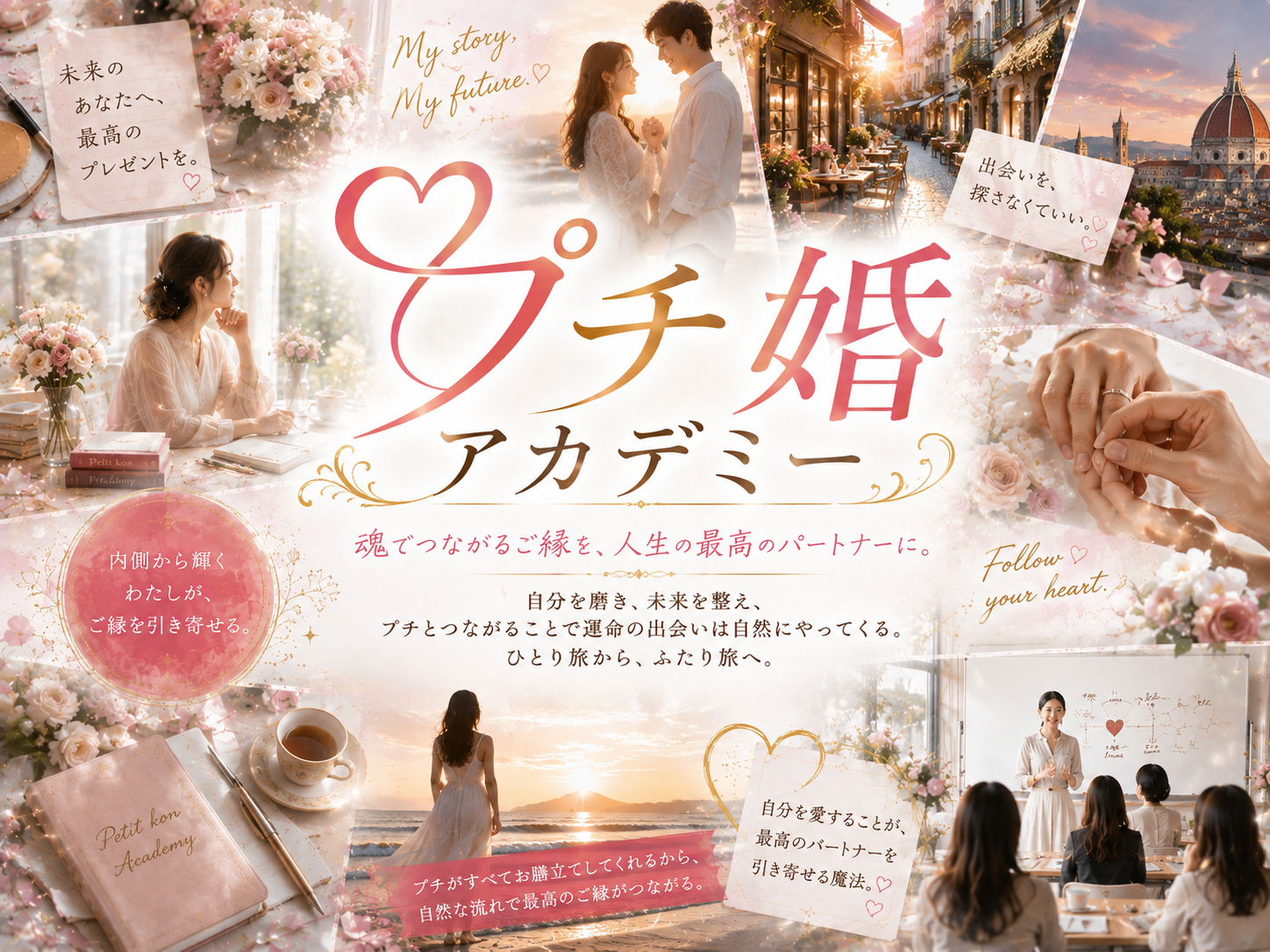 プチ婚アカデミー｜出会いを探さない次世代婚活。魂同士が選び合う結婚へ